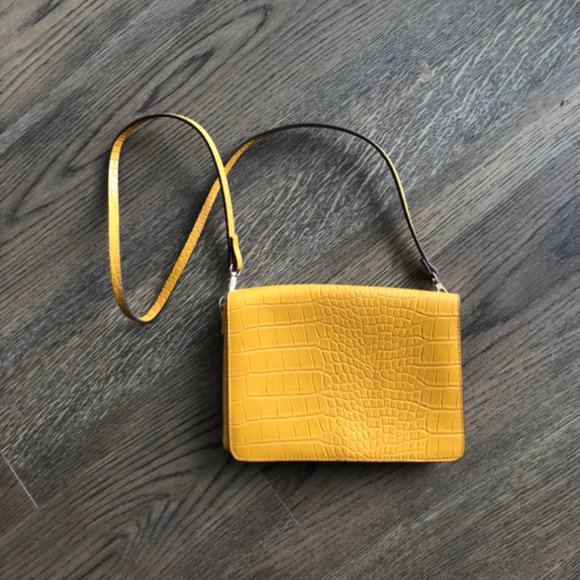 H&M Mustard Yellow Cross Body Purse - Picture 1 of 5